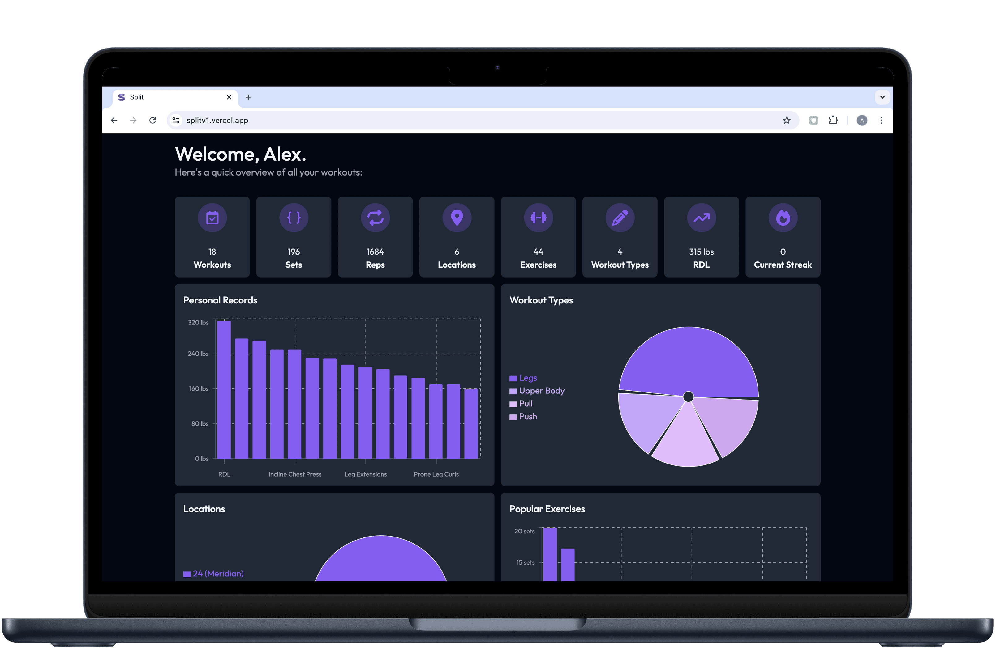 Individualized Exercise Data