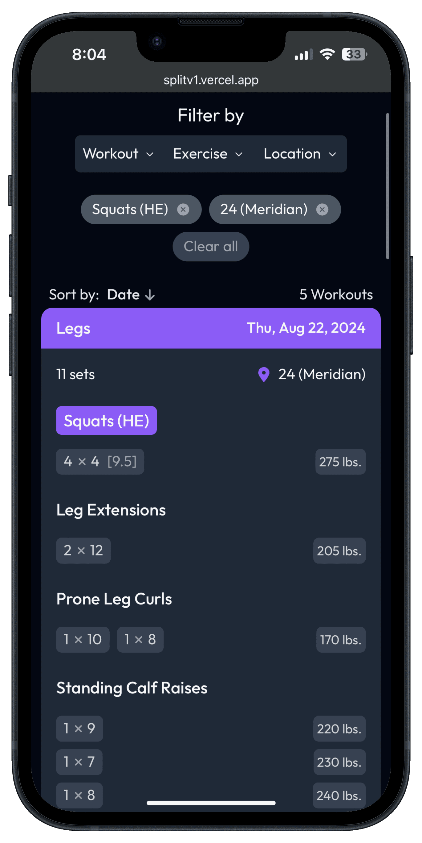 Find Any Workout With a Click